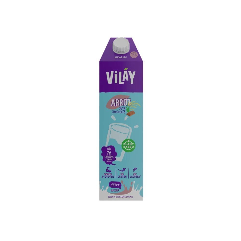 Leche Vegetal Arroz Chocolate Vilay 1 Lt - VILAY - Aldea Nativa