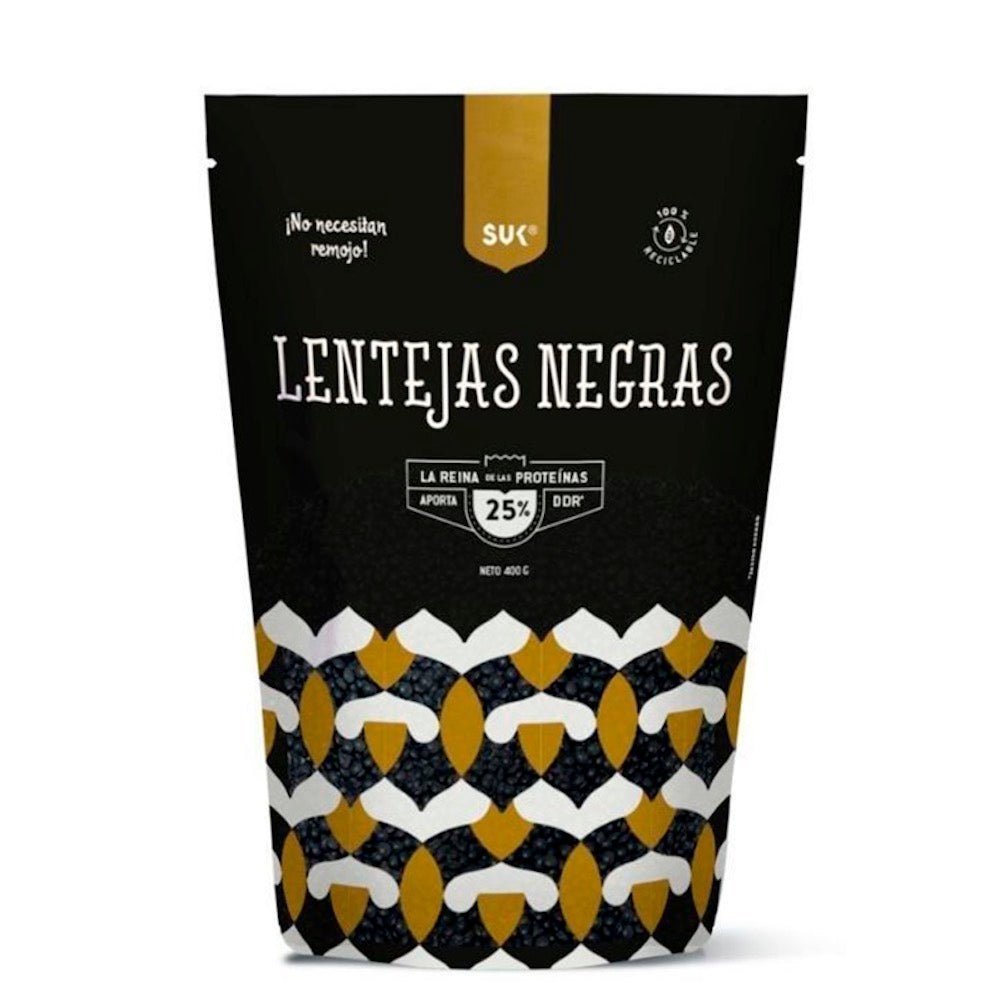 Lentejas NeGras Suk 400 Gr - SUK - Aldea Nativa