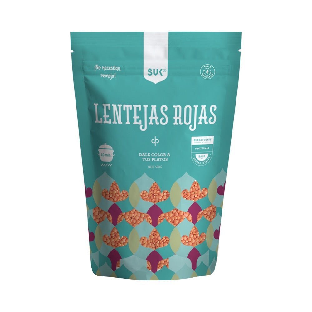 Lentejas Rojas Oriental 500 Gr - ORIENTAL - Aldea Nativa