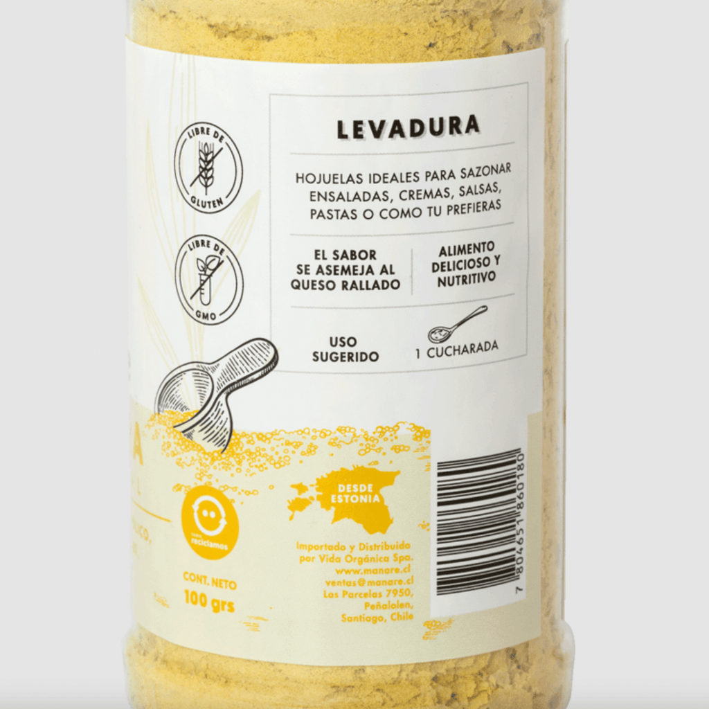 Levadura Nutricional Manare 100 Gr - MANARE - Aldea Nativa
