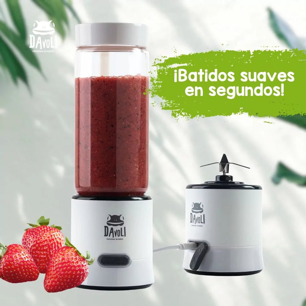 Licuadora portatil ferro Blanca un Miobio - MIOBIO - Aldea Nativa