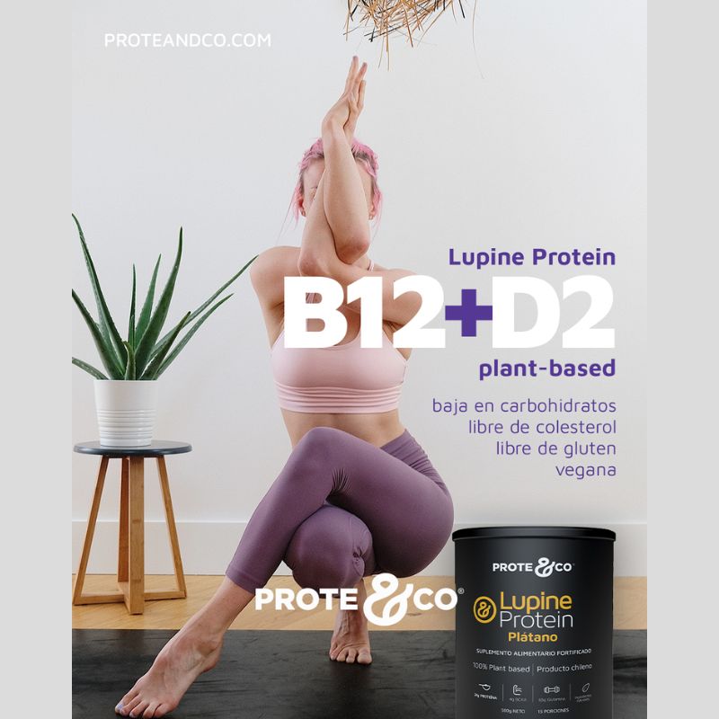 Lupine Protein Sabor Plátano Prote&co 500 Gr - PROTE&CO - Aldea Nativa
