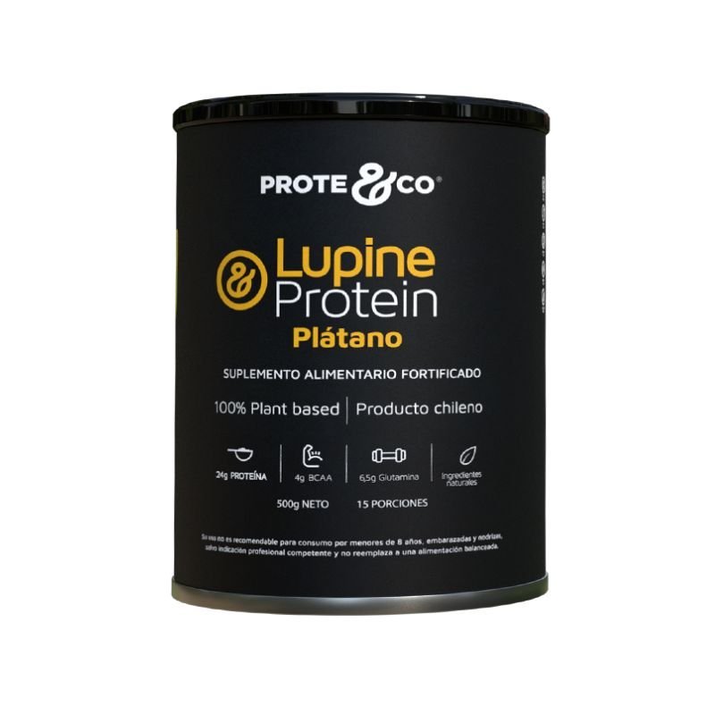 Lupine Protein Sabor Plátano Prote&co 500 Gr - PROTE&CO - Aldea Nativa