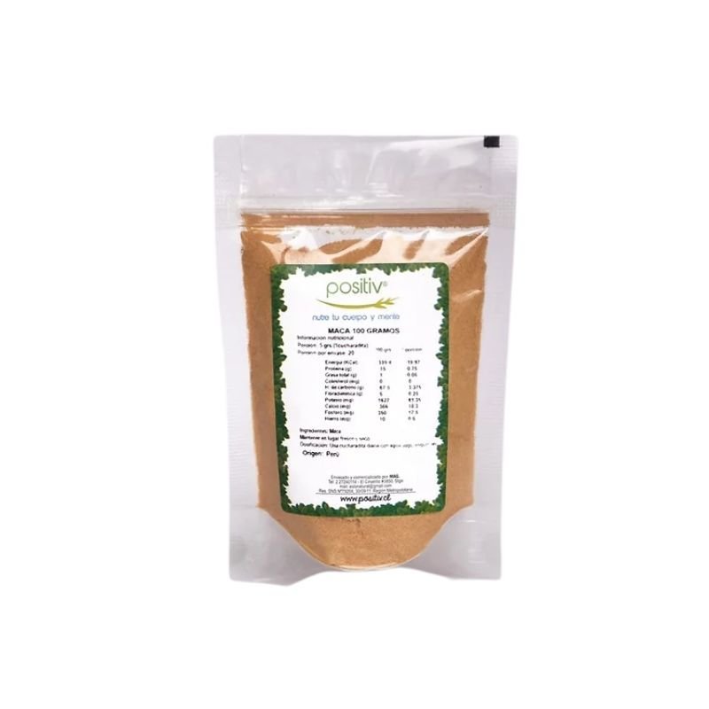 Maca En Polvo Positiv 100 Gr - POSITIV - Aldea Nativa