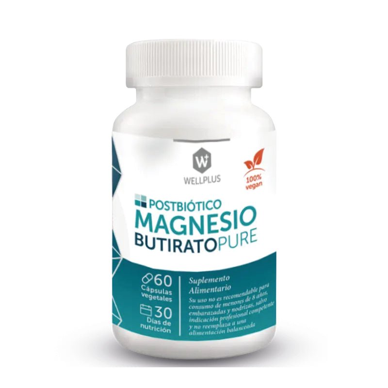 Magnesio Buritrato 60 cap Wellplus - WELLPLUS - Aldea Nativa