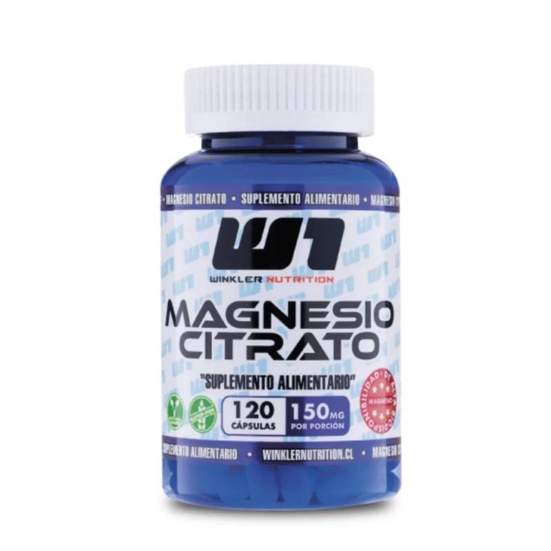 Magnesio Citrato Winkler Nutrition 120 Caps - WINKLER NUTRITION - Aldea Nativa