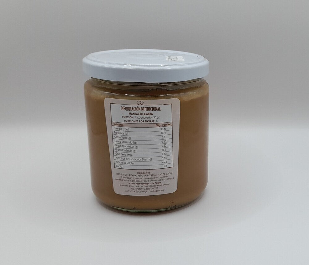 Manjar de cabra 500 gr Fundación Origen - FUNDACION ORIGEN - Aldea Nativa