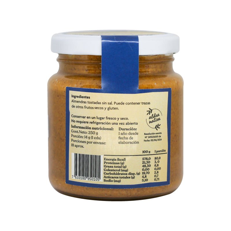 Mantequilla Almendra Aldea Nativa 250 Gr - ALDEA NATIVA - Aldea Nativa