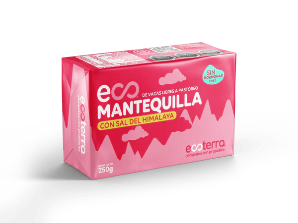 Mantequilla Con Sal Del Himalaya Ecoterra 250 Gr - ECOTERRA - Aldea Nativa