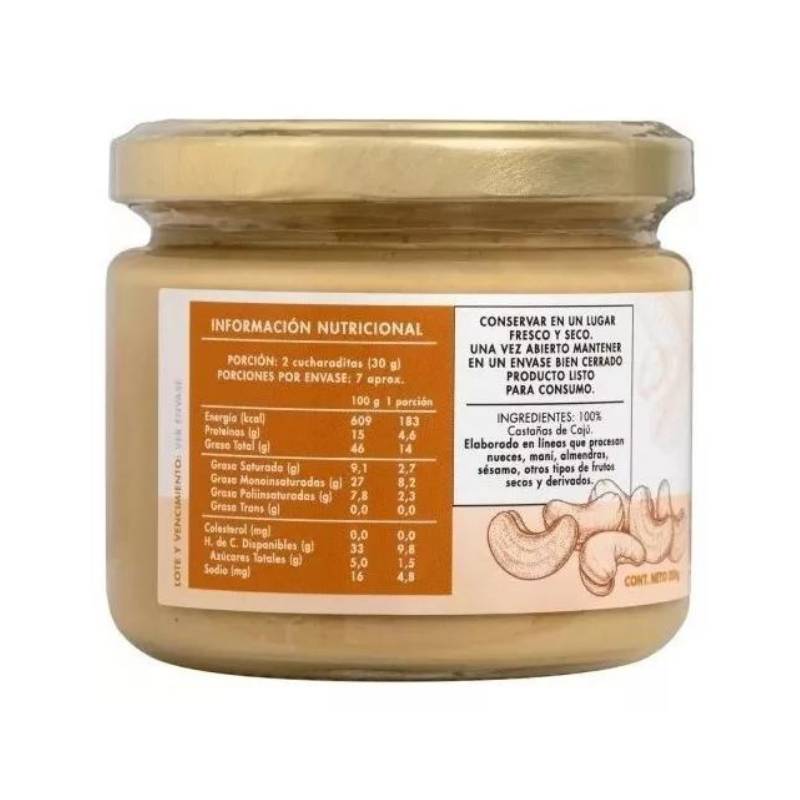 Mantequilla De Caju Manare 200 Gr - MANARE - Aldea Nativa