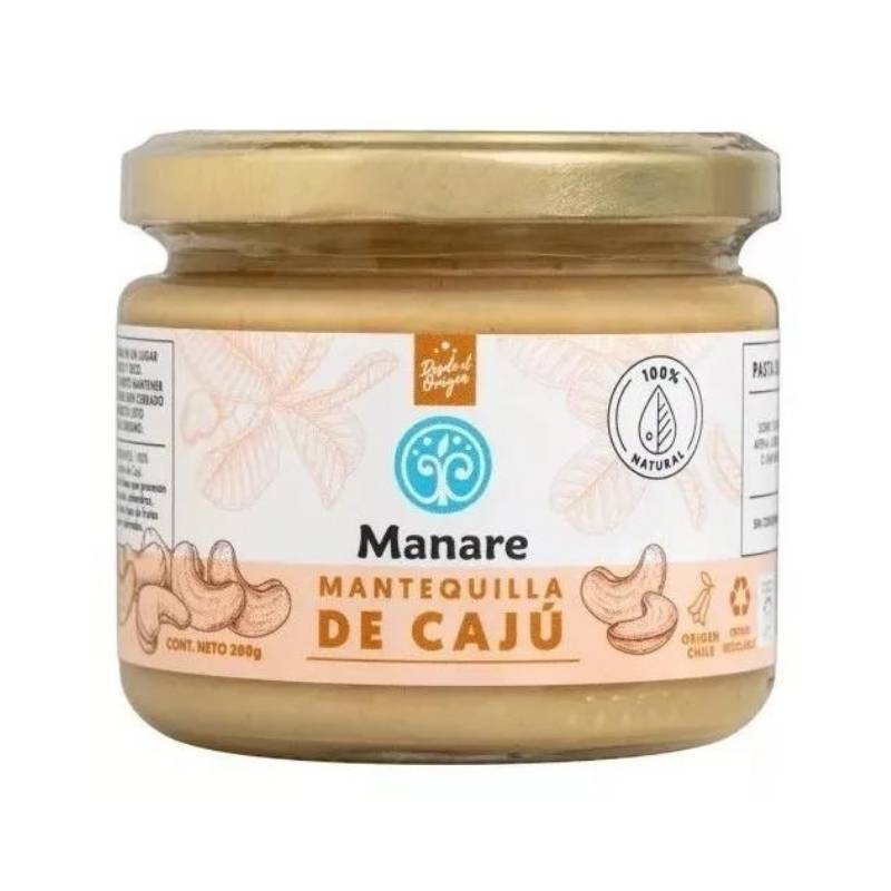 Mantequilla De Caju Manare 200 Gr - MANARE - Aldea Nativa