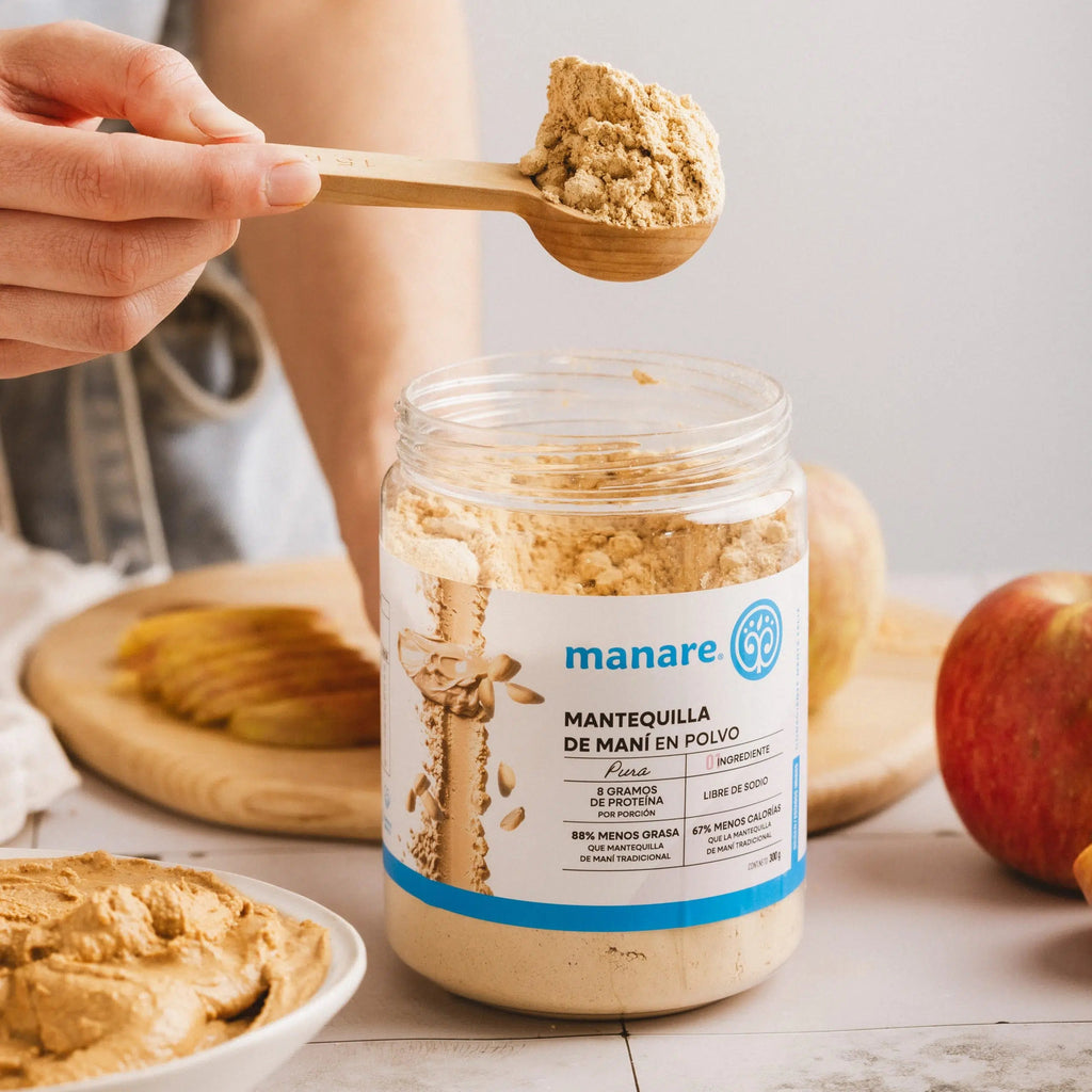 Mantequilla de maní en polvo 300 gr Manare - MANARE - Aldea Nativa