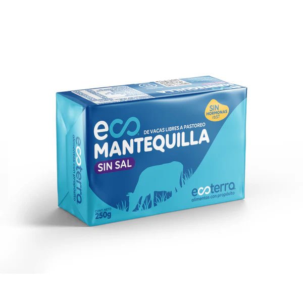Mantequilla Sin Sal Ecoterra 250 Gr - ECOTERRA - Aldea Nativa