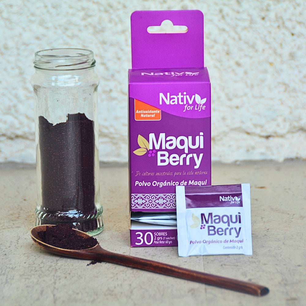 Maqui berry en polvo org 30 SACHET NATIV FOR LIFE