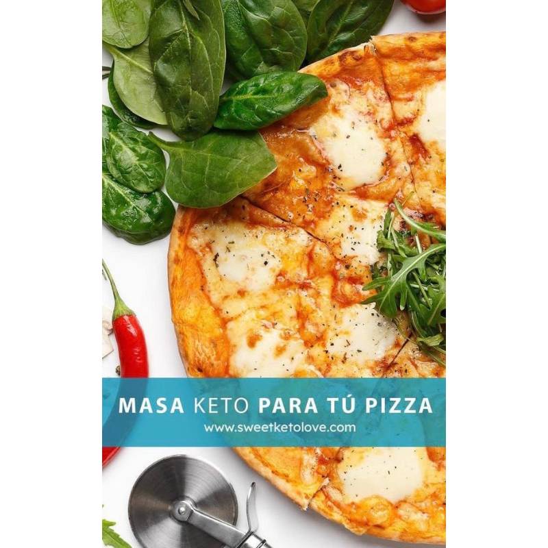 Masa De Pizza Masa Madre Cetogenica Sweet Keto Love 4 Un - SWEET KETO LOVE - Aldea Nativa