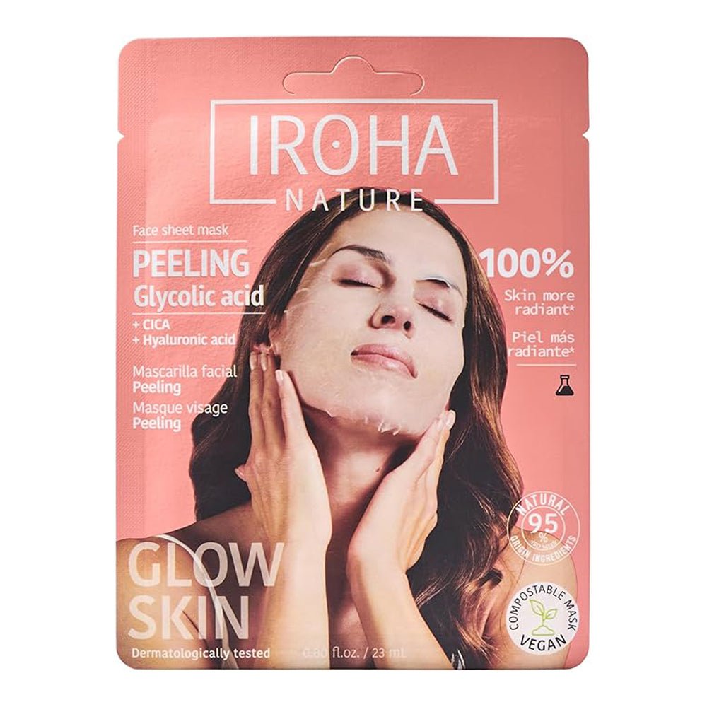 Mascarilla Facial Peeling Glycolic Acid Iroha - IROHA - Aldea Nativa