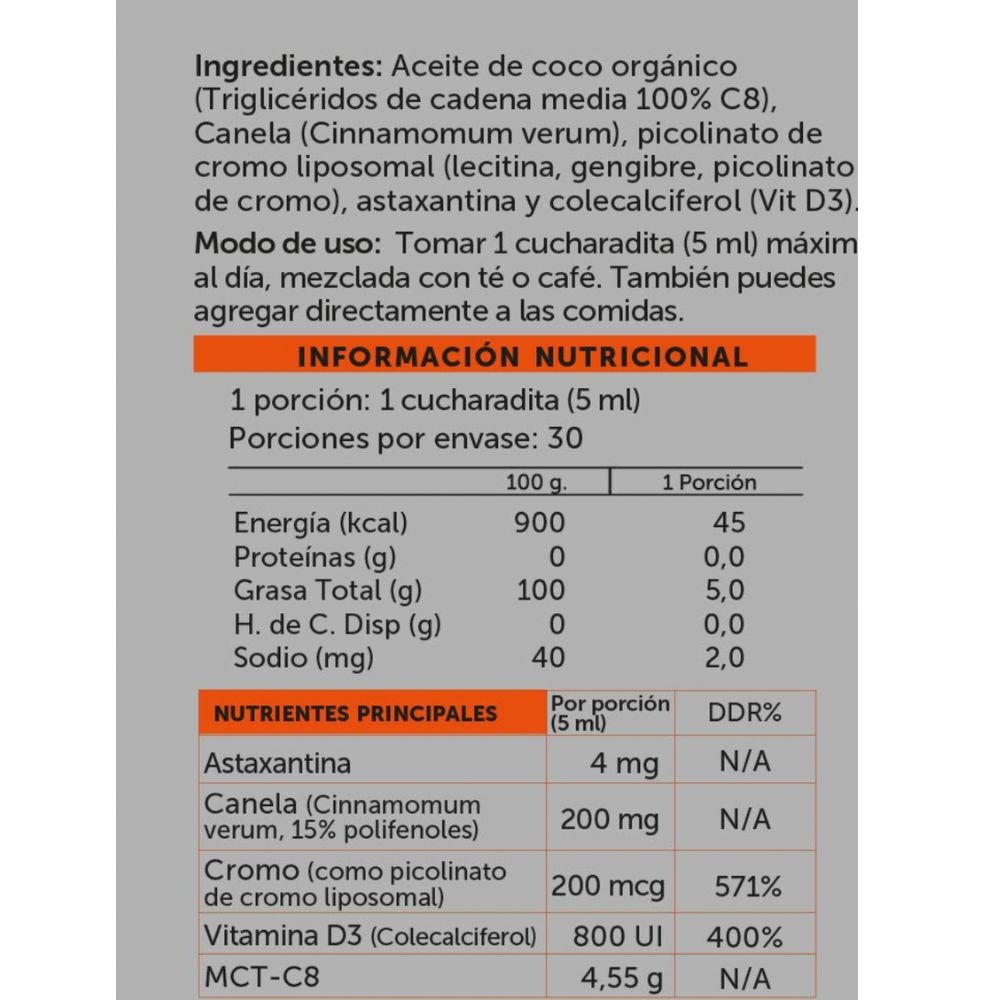 Mct C8 Pro Wellplus 150 Ml - WELLPLUS - Aldea Nativa