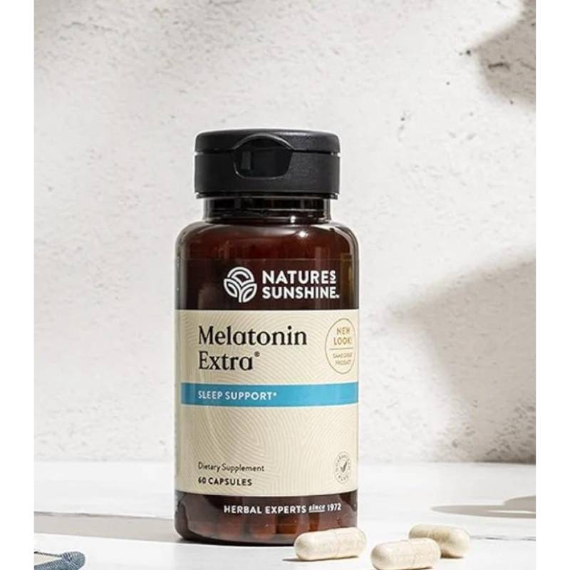 Melatonina Extra Nature Sunshine 60 Cap - NATURE SUNSHINE - Aldea Nativa