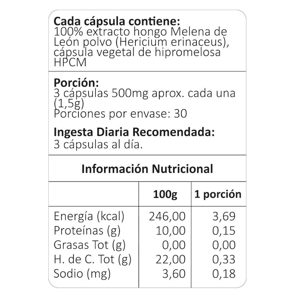 Melena de Leon Avanti 90 Cap - AVANTI - Aldea Nativa