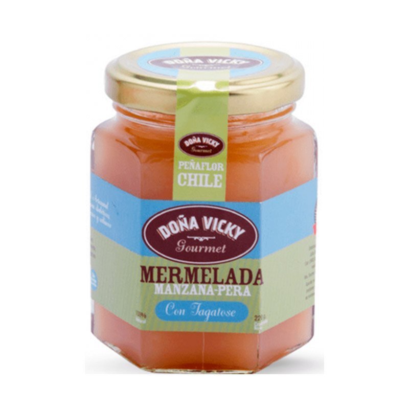 Mermelada Alulosa Manzana Pera Doña Vicky 220 Gr - DOÑA VICKY - Aldea Nativa