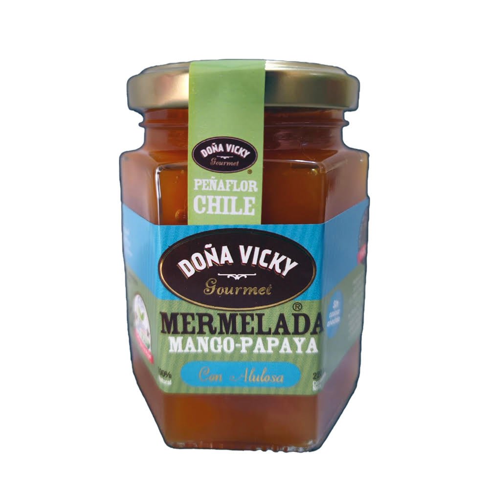 Mermelada Mango - Papaya con alulosa 220 GR DOÑA VICKY - DOÑA VICKY - Aldea Nativa
