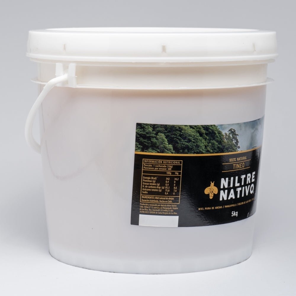 Miel de Panguipulli Tineo 5 kg Niltre Nativo - NILTRE NATIVO - Aldea Nativa