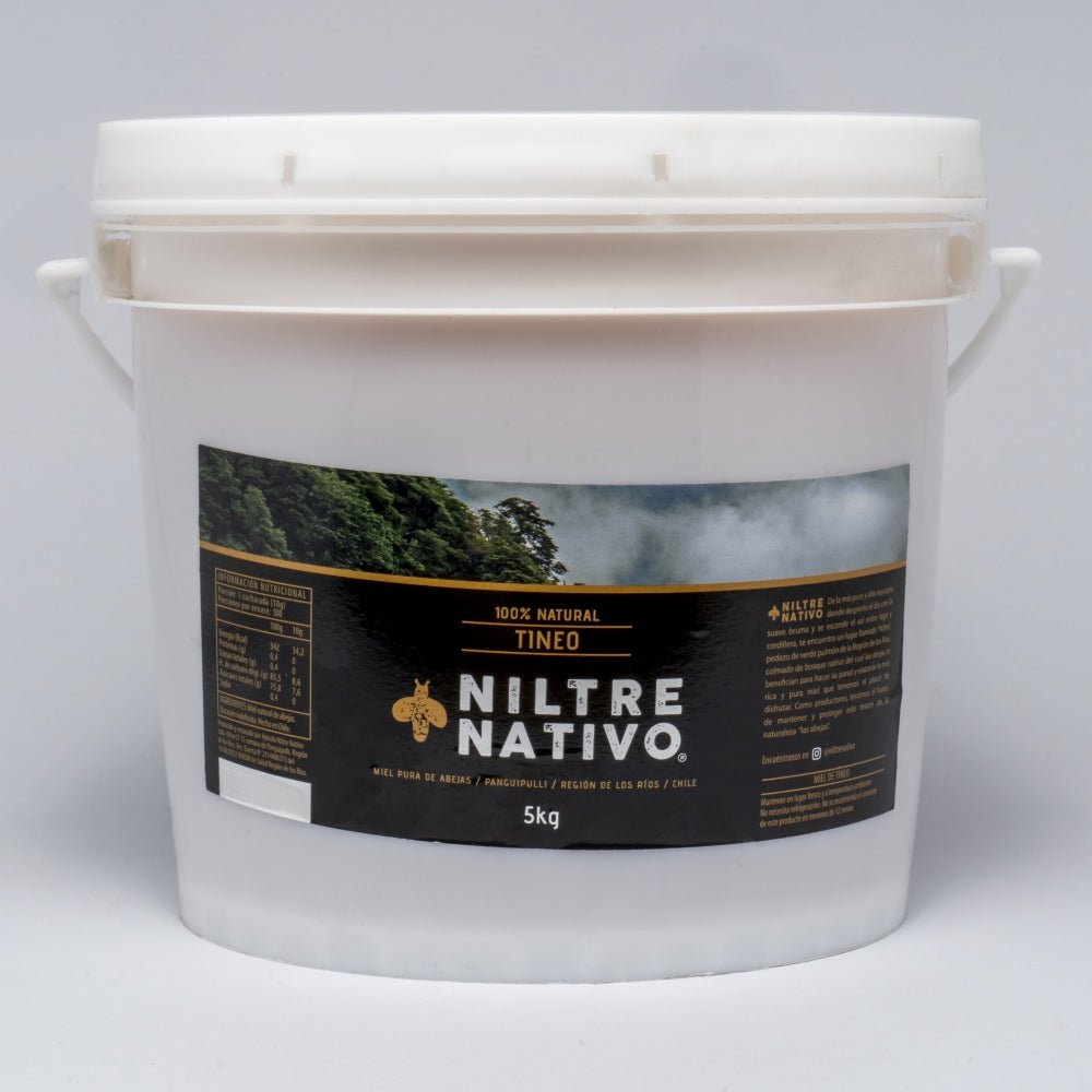 Miel de Panguipulli Tineo 5 kg Niltre Nativo - NILTRE NATIVO - Aldea Nativa