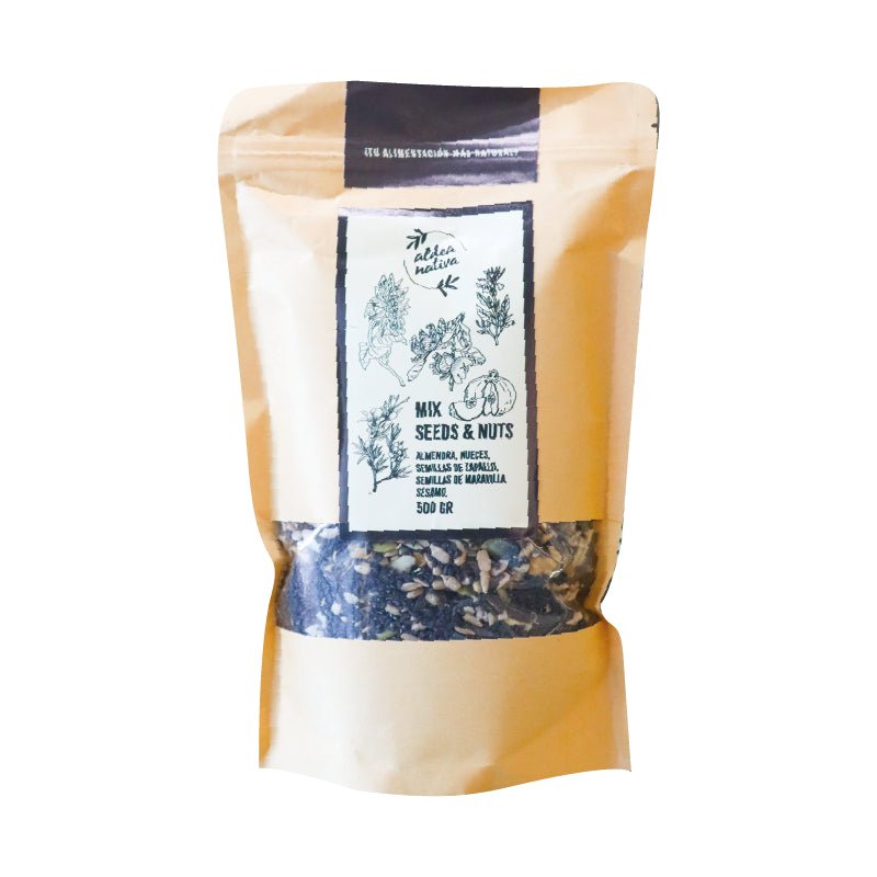 Mix Seeds & Nuts 500 gr Aldea Nativa - ALDEA NATIVA - Aldea Nativa