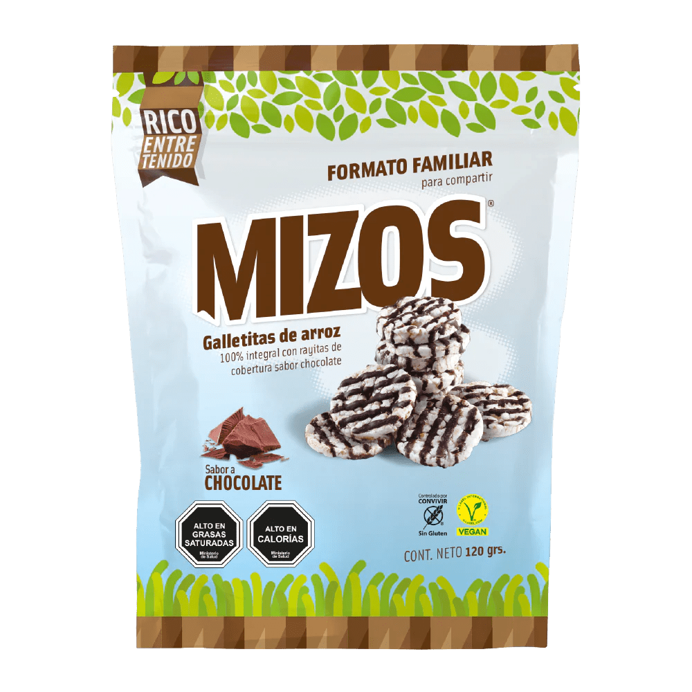 Mizos chocolate 120 gr Mizos - MIZOS - Aldea Nativa