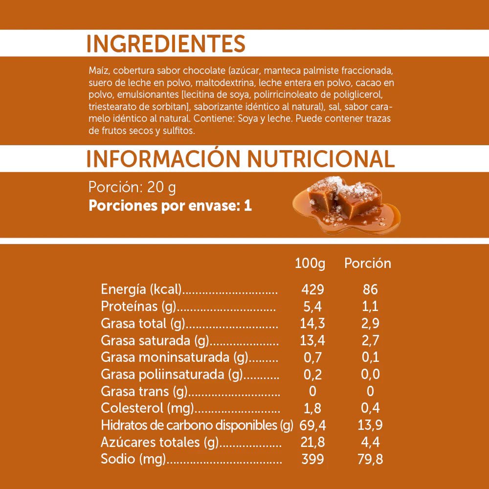 Mizos maiz caramelo 20 gr Mizos - MIZOS - Aldea Nativa