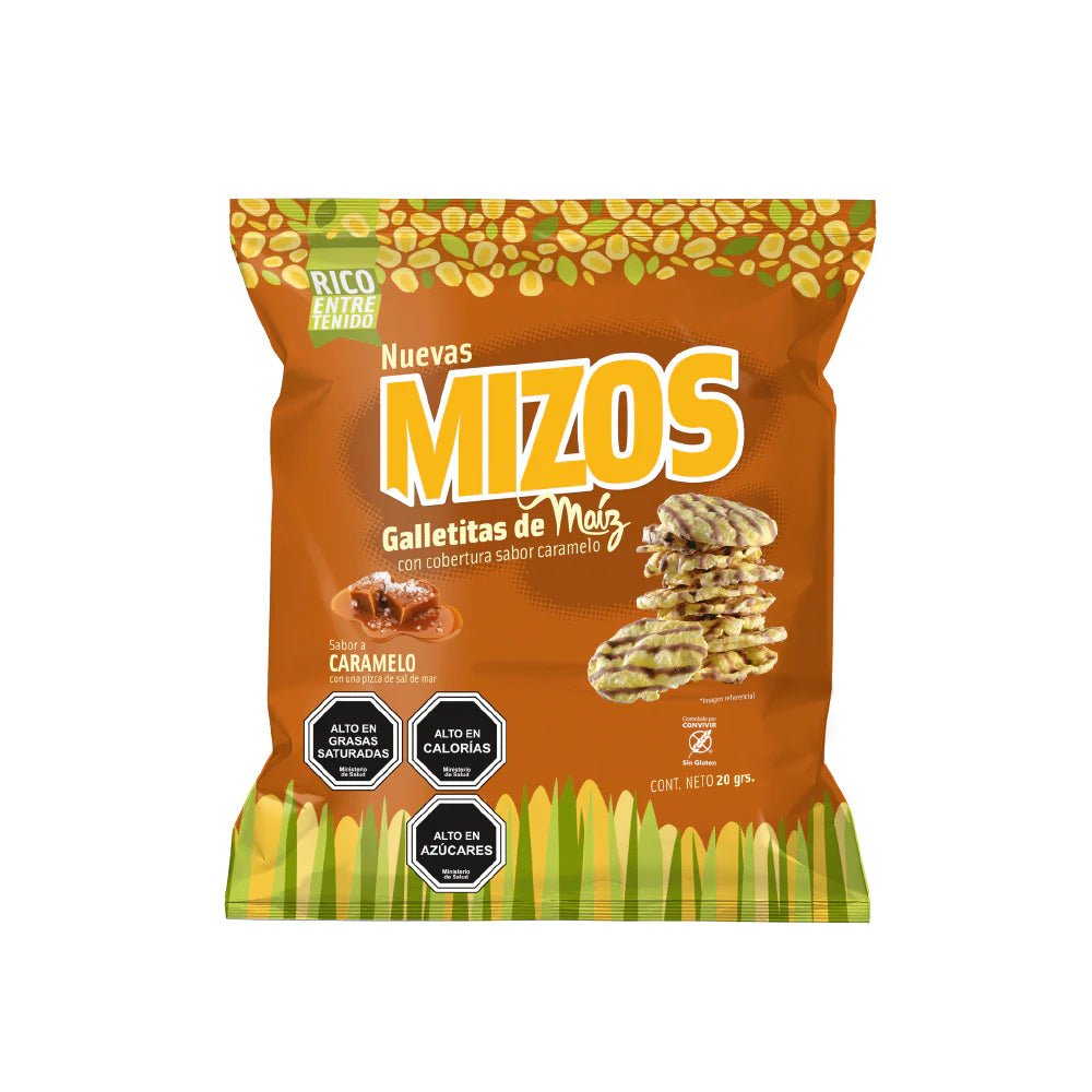 Mizos maiz caramelo 20 gr Mizos - MIZOS - Aldea Nativa