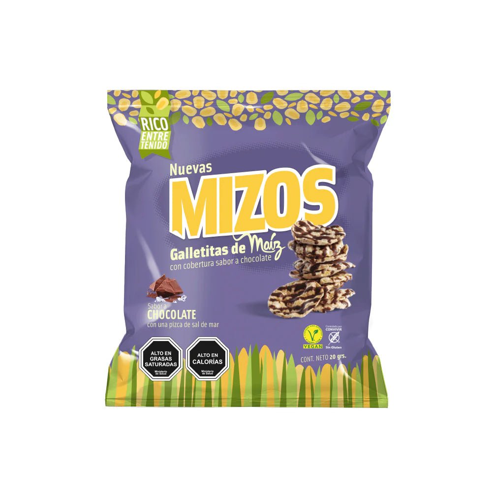 Mizos maiz chocolate 20 gr Mizos - MIZOS - Aldea Nativa