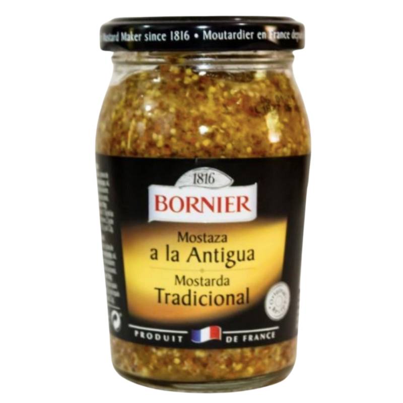 Mostaza A La Antigua Bornier 210 Gr - BORNIER - Aldea Nativa
