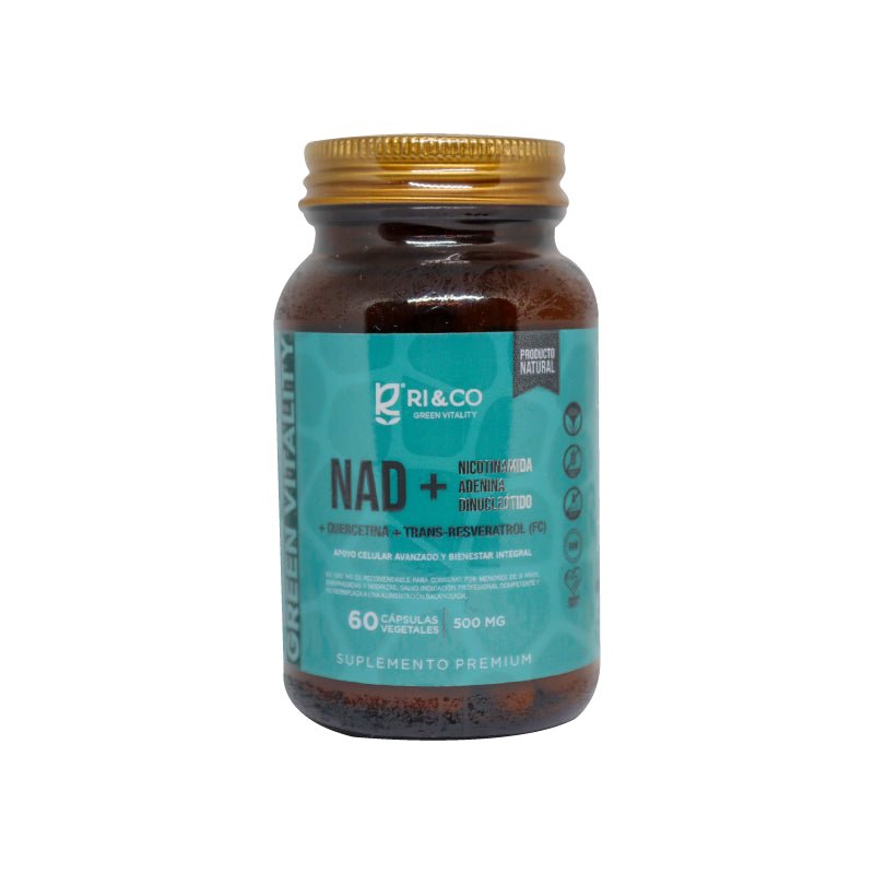 Nad Nicotinamida Trans - Resveratrol Quercetina organico 60 cap Ri&Co - RI&CO - Aldea Nativa