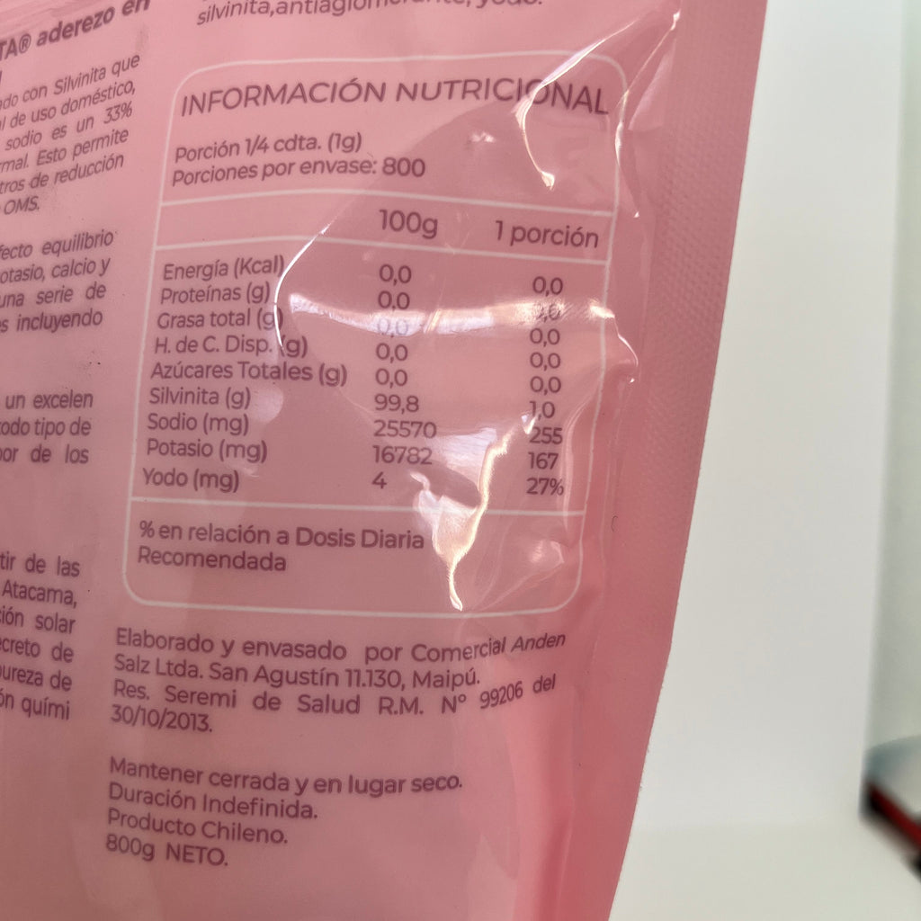 Notsal Silvinita 800Gr - NOTSAL SILVINITA - Aldea Nativa