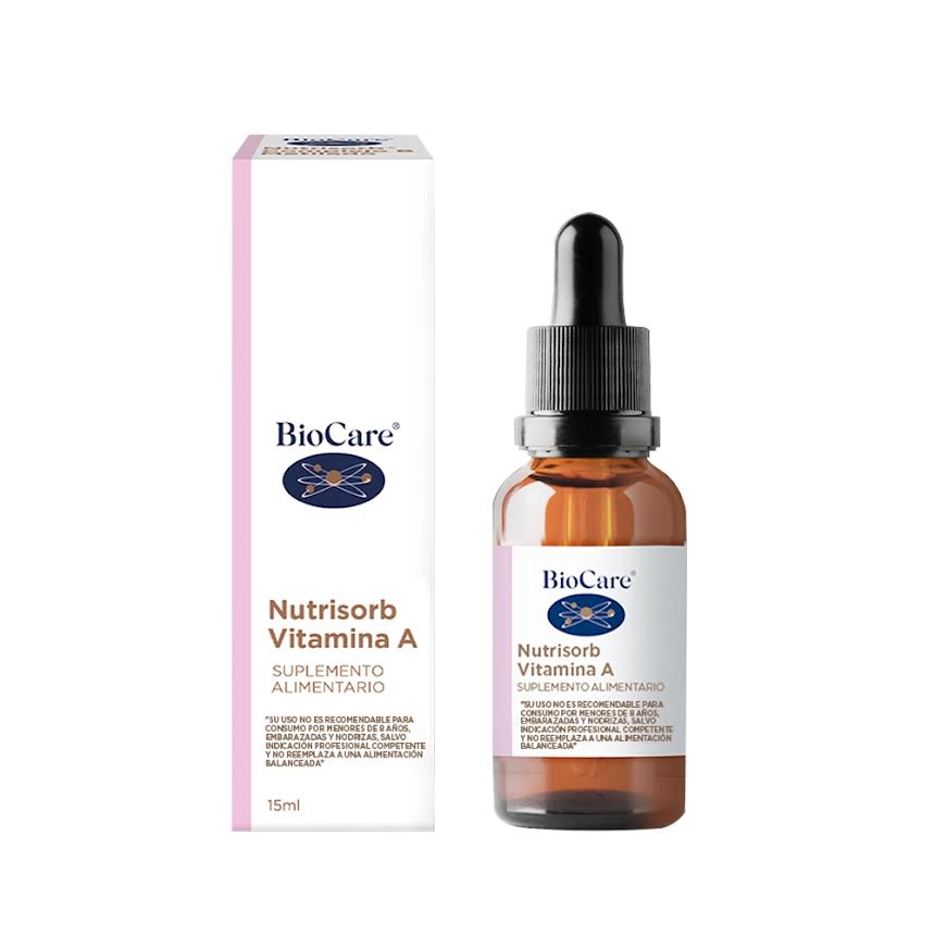 Nutrisorb vitamina A liquida 15 ML BIOCARE - BIOCARE - Aldea Nativa