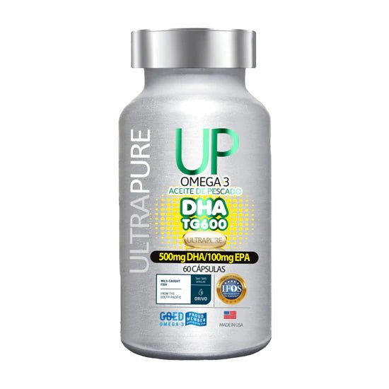 Omega 3 TG DHA 600 60 cap Omega UP - OMEGA UP - Aldea Nativa