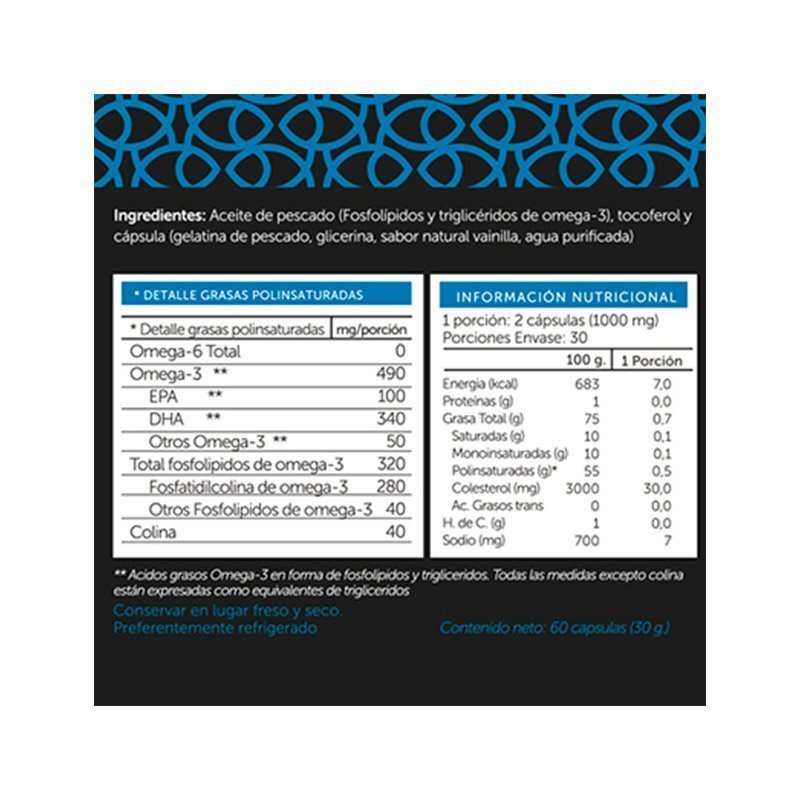 Omega Plus 490 Wellplus 180 Cap - WELLPLUS - Aldea Nativa