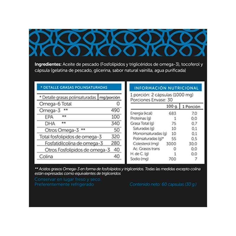 Omega Plus 490 Wellplus 60 Cap - WELLPLUS - Aldea Nativa