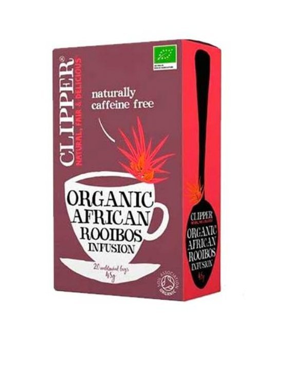 Organic Rooibos Infusión Clipper 20 Bol - CLIPPER - Aldea Nativa