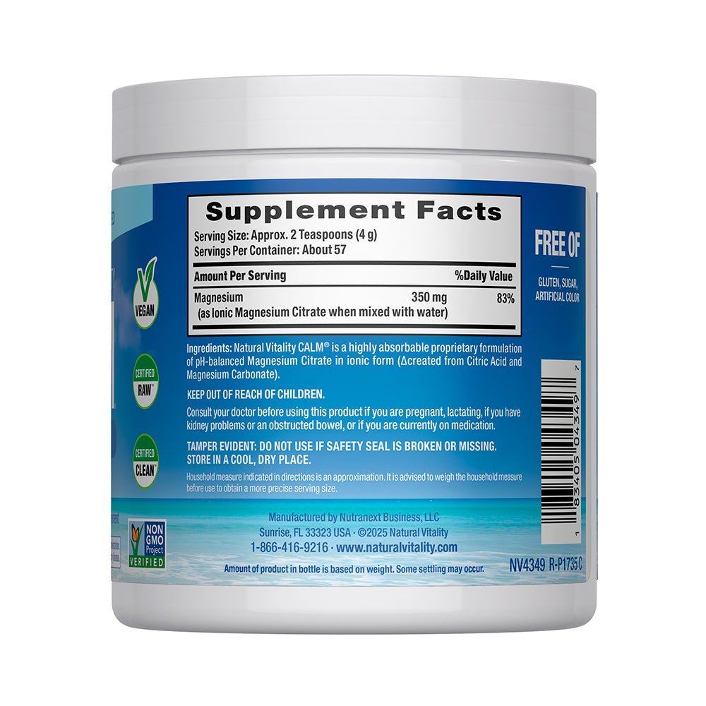 ORIGINAL SIN SABOR EN POLVO 227 GR CALM - CALM - Aldea Nativa