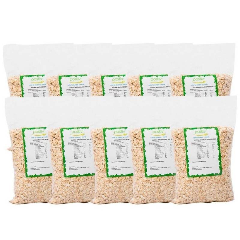 Pack 10 Avena Laminada Positiv 500 Gr - POSITIV - Aldea Nativa