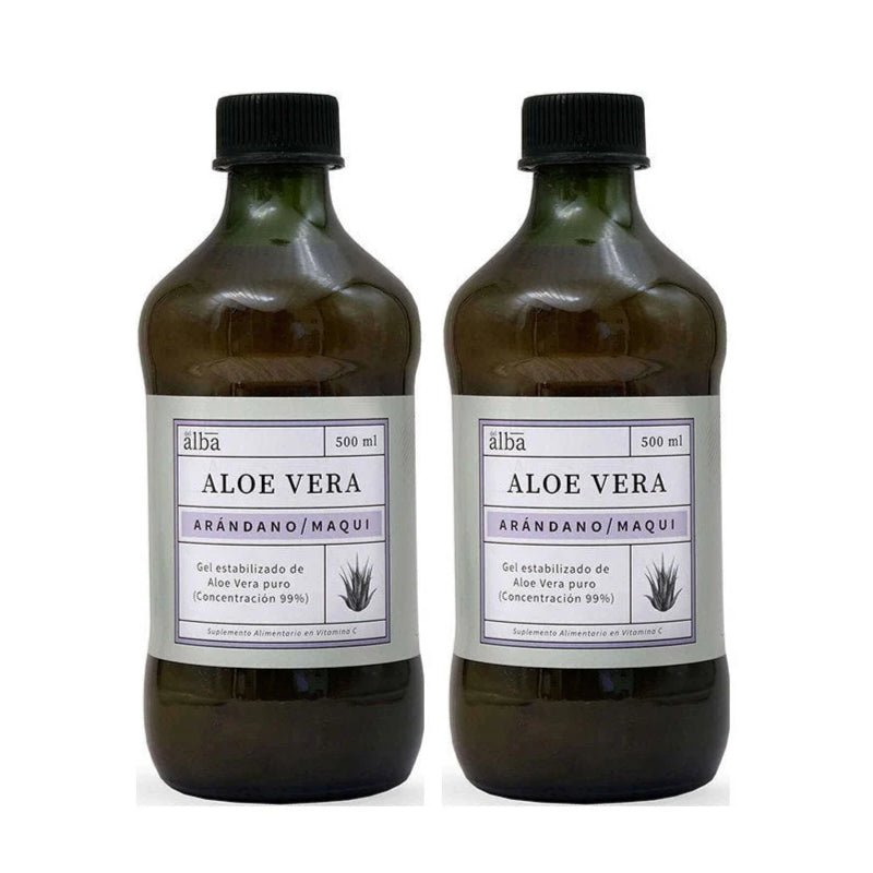 Pack 2 Aloe vera Arandanos maqui 500 ml Apicola - APICOLA DEL ALBA - Aldea Nativa