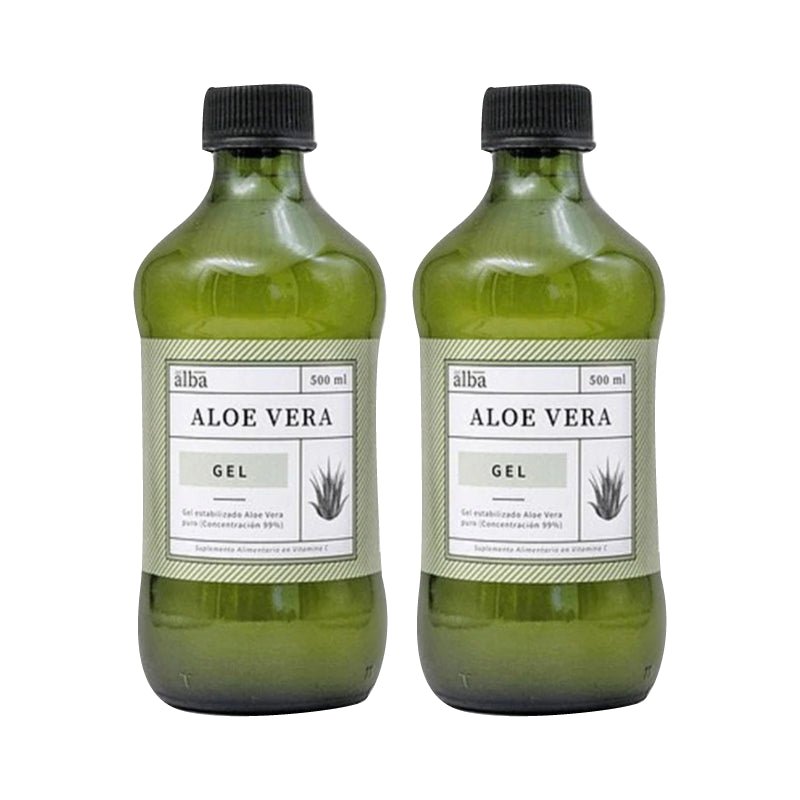 Pack 2 Aloe vera gel 500 ml Apicola - APICOLA DEL ALBA - Aldea Nativa