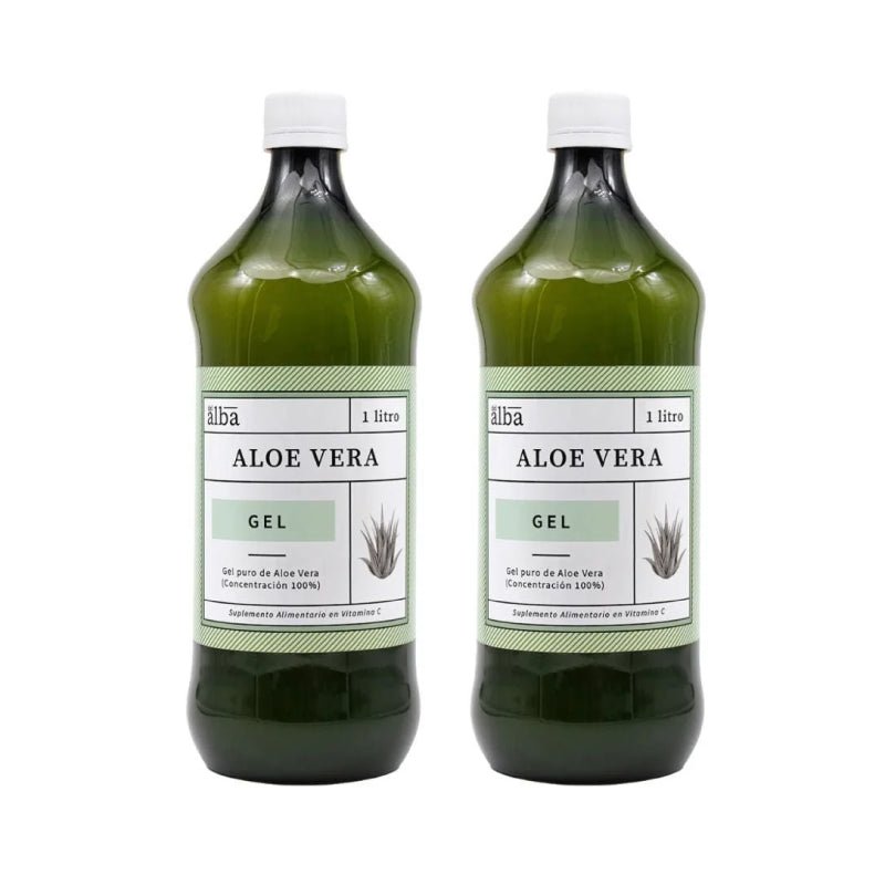 Pack 2 Aloe vera puro 1 lt Apícola del Alba - APICOLA DEL ALBA - Aldea Nativa