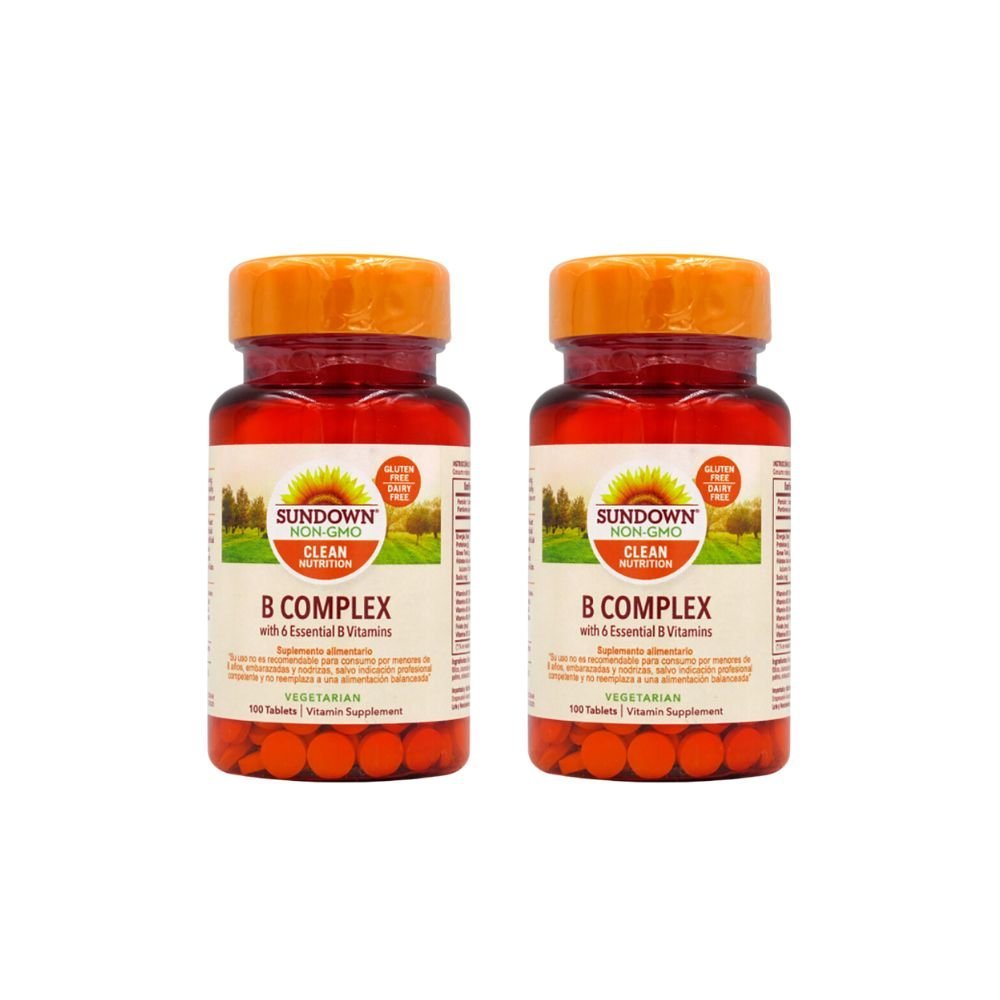 Pack 2 B Complex Sundown 100 Tabs - SUNDOWN - Aldea Nativa