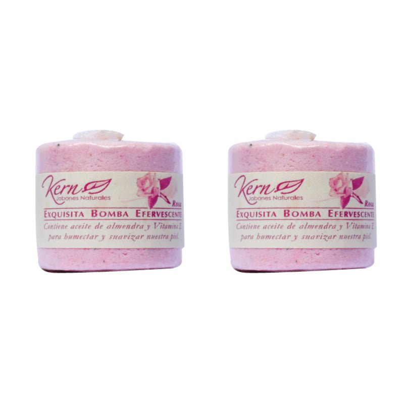 Pack 2 Bombas efervescentes Rosa Kern - KERN - Aldea Nativa