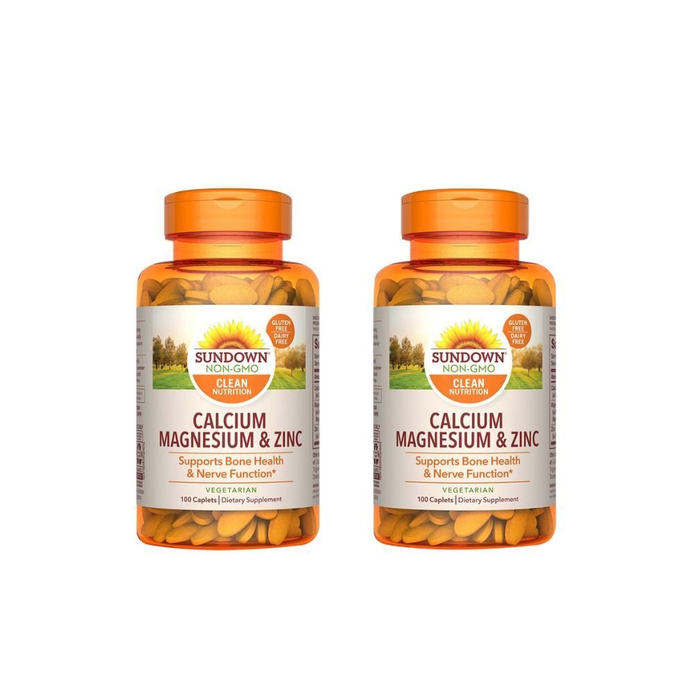Pack 2 Calcio Magnesio y Zinc Sundown 100 Cap - SUNDOWN - Aldea Nativa