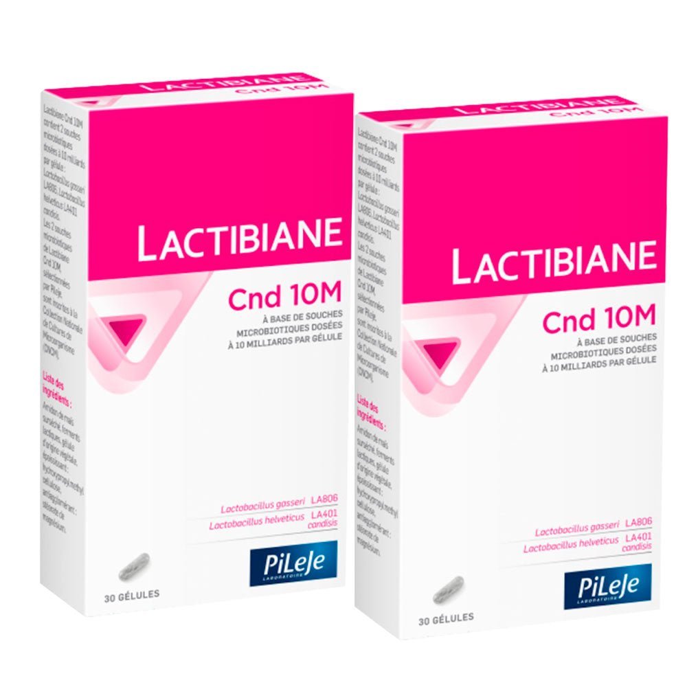 Pack 2 Cnd 10 Millones Probiotico Lactibiane Pileje 30 Cap - PILEJE - Aldea Nativa