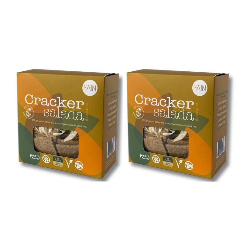 Pack 2 Cracker salada 150 gr Fain - FAIN - Aldea Nativa